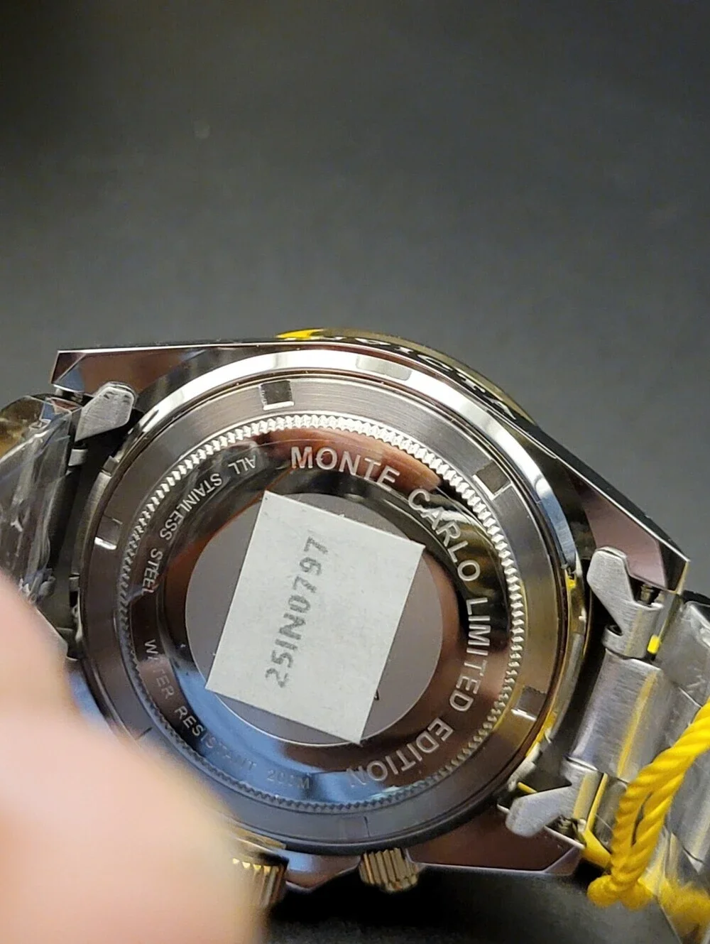 NWT Invicta Speedway Monte Carlo LE  Men's Watch 39.5mm, Gold Steel 50495 Casino